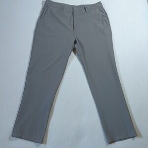 SKYR Tricot Dynasty Mens 36x32 L Golf Pants Performance Stretch Gray Slacks
